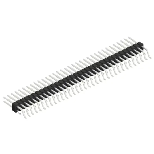 Stiftleiste, 68-polig, RM 2.54 mm, gerade, schwarz, SL17SMD08368Z Neue Ware