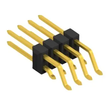 Stiftleiste, 8-polig, RM 2.54 mm, gerade, schwarz, 10052679 Bestseller