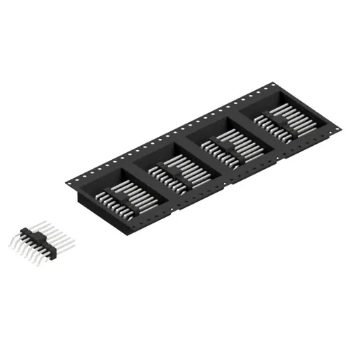 Stiftleiste, 16-polig, RM 2.54 mm, gerade, schwarz, SL17SMD10916ZBTR Solange Der Vorrat Reicht