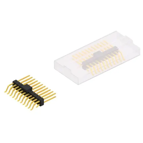 Stiftleiste, 22-polig, RM 2.54 mm, gerade, schwarz, 10052853 Versand Am Gleichen Tag