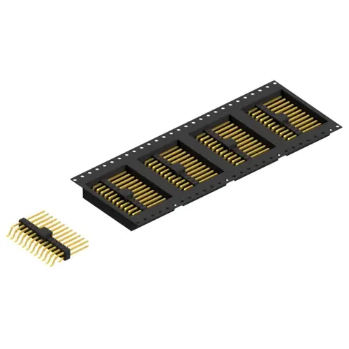 Neue Ware Stiftleiste, 24-polig, RM 2.54 mm, gerade, schwarz, SL17SMD10924GBTR