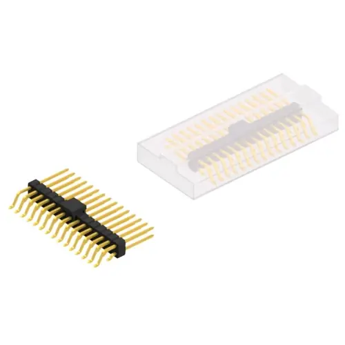 Direkt Vom Hersteller Stiftleiste, 30-polig, RM 2.54 mm, gerade, schwarz, 10052878