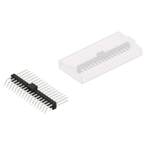 Stiftleiste, 34-polig, RM 2.54 mm, gerade, schwarz, 10052894 Neu Im Sortiment