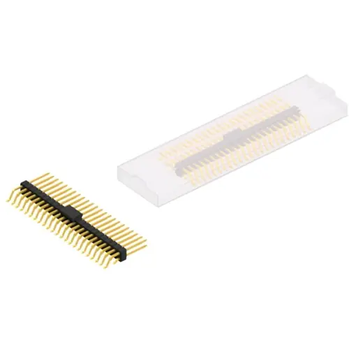 Stiftleiste, 46-polig, RM 2.54 mm, gerade, schwarz, SL17SMD10946GBSM Bestseller