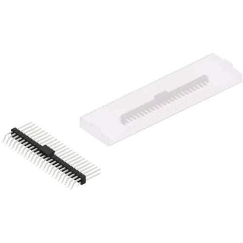 Stiftleiste, 46-polig, RM 2.54 mm, gerade, schwarz, SL17SMD10946ZBSM Mega-Angebot