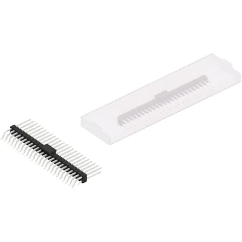 Stiftleiste, 48-polig, RM 2.54 mm, gerade, schwarz, SL17SMD10948ZBSM Bestpreis