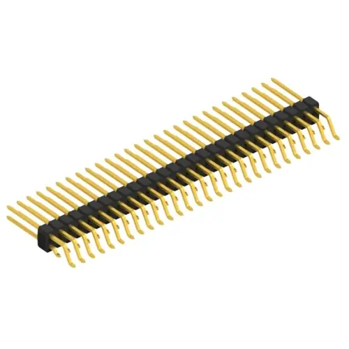 Heißes Angebot Stiftleiste, 56-polig, RM 2.54 mm, gerade, schwarz, SL17SMD10956G