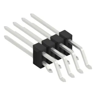 Stiftleiste, 8-polig, RM 2.54 mm, gerade, schwarz, 10052811 Schnäppchen