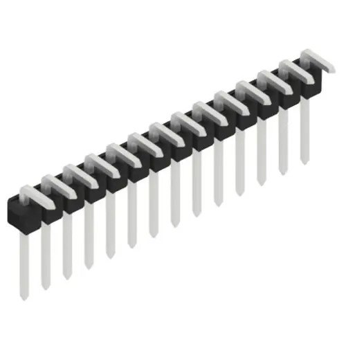 Top-Seller Stiftleiste, 14-polig, RM 2.54 mm, abgewinkelt, schwarz, SL1808214Z
