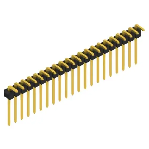 Top-Angebot Stiftleiste, 21-polig, RM 2.54 mm, abgewinkelt, schwarz, SL1810821G