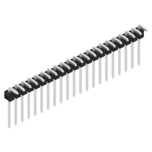 Kracherpreis Stiftleiste, 21-polig, RM 2.54 mm, abgewinkelt, schwarz, SL1810821Z