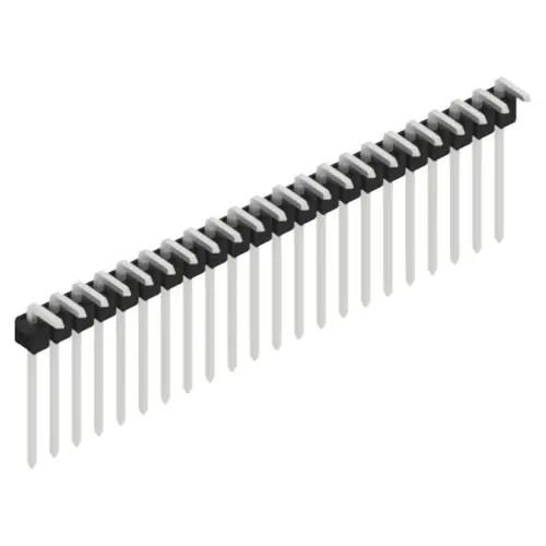 Sonderaktion Stiftleiste, 22-polig, RM 2.54 mm, abgewinkelt, schwarz, SL1813222Z