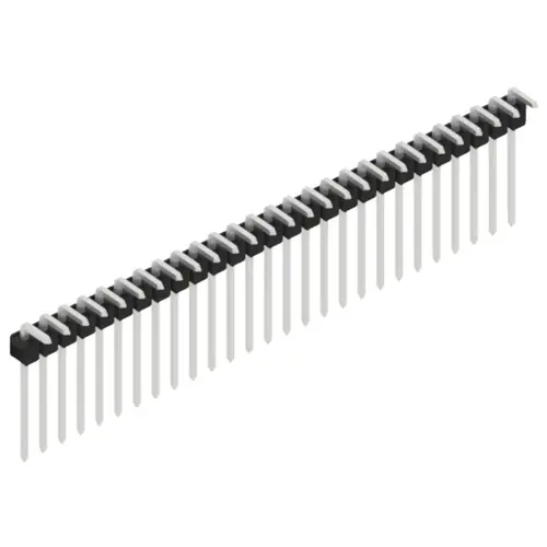 Sofort Bestellen Stiftleiste, 27-polig, RM 2.54 mm, abgewinkelt, schwarz, SL1813227Z