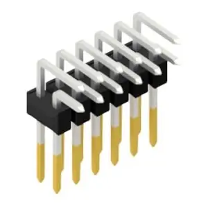 Stiftleiste, 12-polig, RM 2.54 mm, abgewinkelt, schwarz, SL1908212S Direktkauf