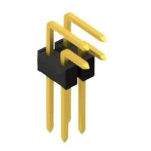 Stiftleiste, 4-polig, RM 2.54 mm, abgewinkelt, schwarz, 10053103 Sale