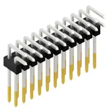Jetzt Kaufen Stiftleiste, 22-polig, RM 2.54 mm, abgewinkelt, schwarz, SL1910822S