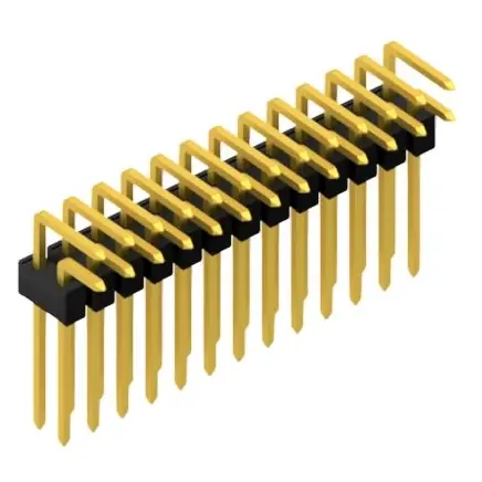 Stiftleiste, 26-polig, RM 2.54 mm, abgewinkelt, schwarz, 10053173 Aktuell