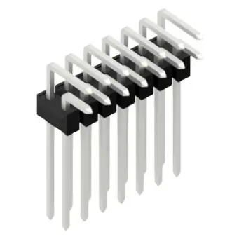 Stiftleiste, 14-polig, RM 2.54 mm, abgewinkelt, schwarz, SL1913214Z Preiswert