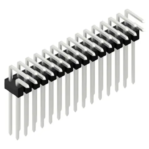 Stiftleiste, 30-polig, RM 2.54 mm, abgewinkelt, schwarz, SL1913230Z Saisonangebot