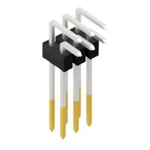 Solange Der Vorrat Reicht Stiftleiste, 6-polig, RM 2.54 mm, abgewinkelt, schwarz, 10078669