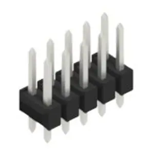 Stiftleiste, 10-polig, RM 2.54 mm, gerade, schwarz, 10053257 Neue Kollektion