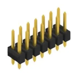 Markenware Stiftleiste, 14-polig, RM 2.54 mm, gerade, schwarz, 10053261