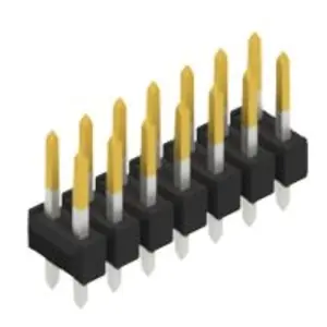 Mega-Angebot Stiftleiste, 14-polig, RM 2.54 mm, gerade, schwarz, 10053262