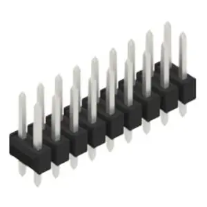 Sonderaktion Stiftleiste, 18-polig, RM 2.54 mm, gerade, schwarz, 10053269