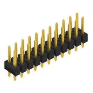 Markenware Stiftleiste, 22-polig, RM 2.54 mm, gerade, schwarz, 10053273