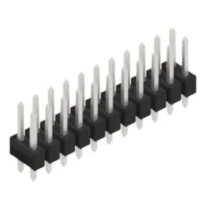 Stiftleiste, 22-polig, RM 2.54 mm, gerade, schwarz, 10053275 Beliebt