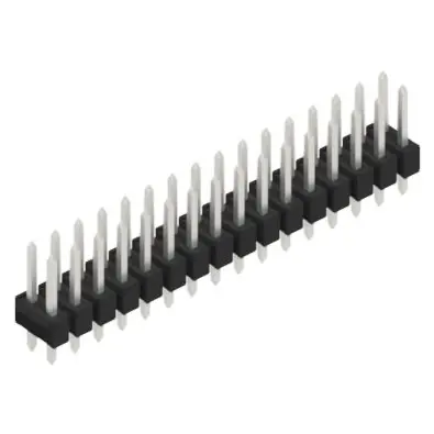 Stiftleiste, 32-polig, RM 2.54 mm, gerade, schwarz, 10053290 Angebot