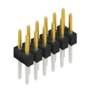 Stiftleiste, 12-polig, RM 2.54 mm, gerade, schwarz, SL205312S Heißes Angebot