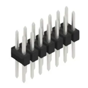 Stiftleiste, 14-polig, RM 2.54 mm, gerade, schwarz, 10053373 Preisreduziert