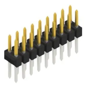 Stiftleiste, 18-polig, RM 2.54 mm, gerade, schwarz, SL205318S Highlight