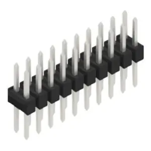 Stiftleiste, 20-polig, RM 2.54 mm, gerade, schwarz, 10053381 Heißes Angebot