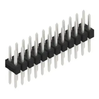 Top-Preis Stiftleiste, 24-polig, RM 2.54 mm, gerade, schwarz, 10053386