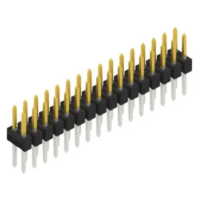 Knallerangebot Stiftleiste, 32-polig, RM 2.54 mm, gerade, schwarz, 10053397