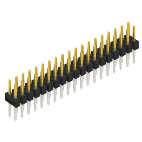 Must-Have Stiftleiste, 38-polig, RM 2.54 mm, gerade, schwarz, 10053407