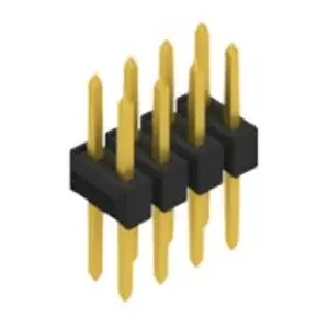 Jetzt Bestellen Stiftleiste, 8-polig, RM 2.54 mm, gerade, schwarz, 10053362