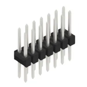 Stiftleiste, 14-polig, RM 2.54 mm, gerade, schwarz, 10053479 Jetzt Kaufen