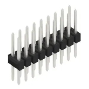 Kracherpreis Stiftleiste, 18-polig, RM 2.54 mm, gerade, schwarz, 10053485