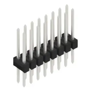 Neu Im Sortiment Stiftleiste, 16-polig, RM 2.54 mm, gerade, schwarz, 10053578