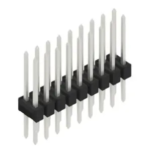 Stiftleiste, 18-polig, RM 2.54 mm, gerade, schwarz, 10053580 Super-Preis