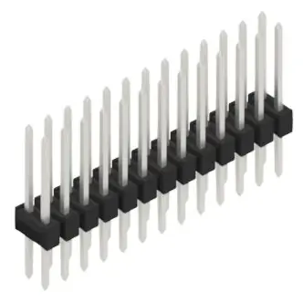 Stiftleiste, 26-polig, RM 2.54 mm, gerade, schwarz, 10053591 Wochenendangebot