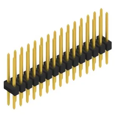 Jetzt Bestellen Stiftleiste, 30-polig, RM 2.54 mm, gerade, schwarz, 10053593