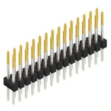 Stiftleiste, 30-polig, RM 2.54 mm, gerade, schwarz, SL210430S Billig