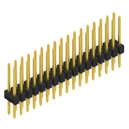 Kracherpreis Stiftleiste, 34-polig, RM 2.54 mm, gerade, schwarz, 10053597