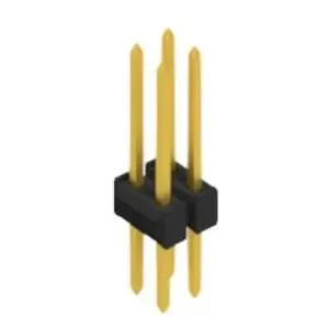 Abverkauf Stiftleiste, 4-polig, RM 2.54 mm, gerade, schwarz, SL21044G
