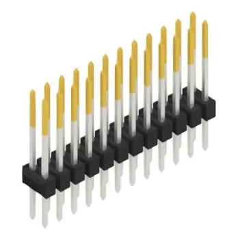 Sonderaktion Stiftleiste, 24-polig, RM 2.54 mm, gerade, schwarz, SL212824S