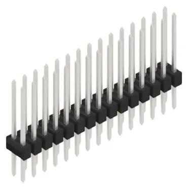 Bestpreis Stiftleiste, 30-polig, RM 2.54 mm, gerade, schwarz, SL212830Z